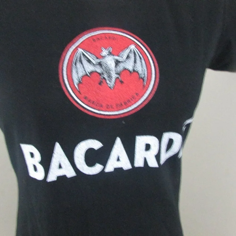 Bacardi Shirt Womens Medium Black